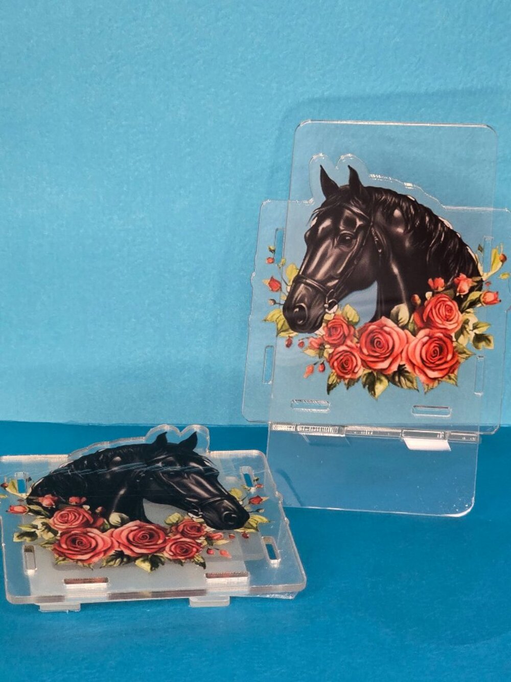 Acrylic Pen Holder, "Horse Beauty"